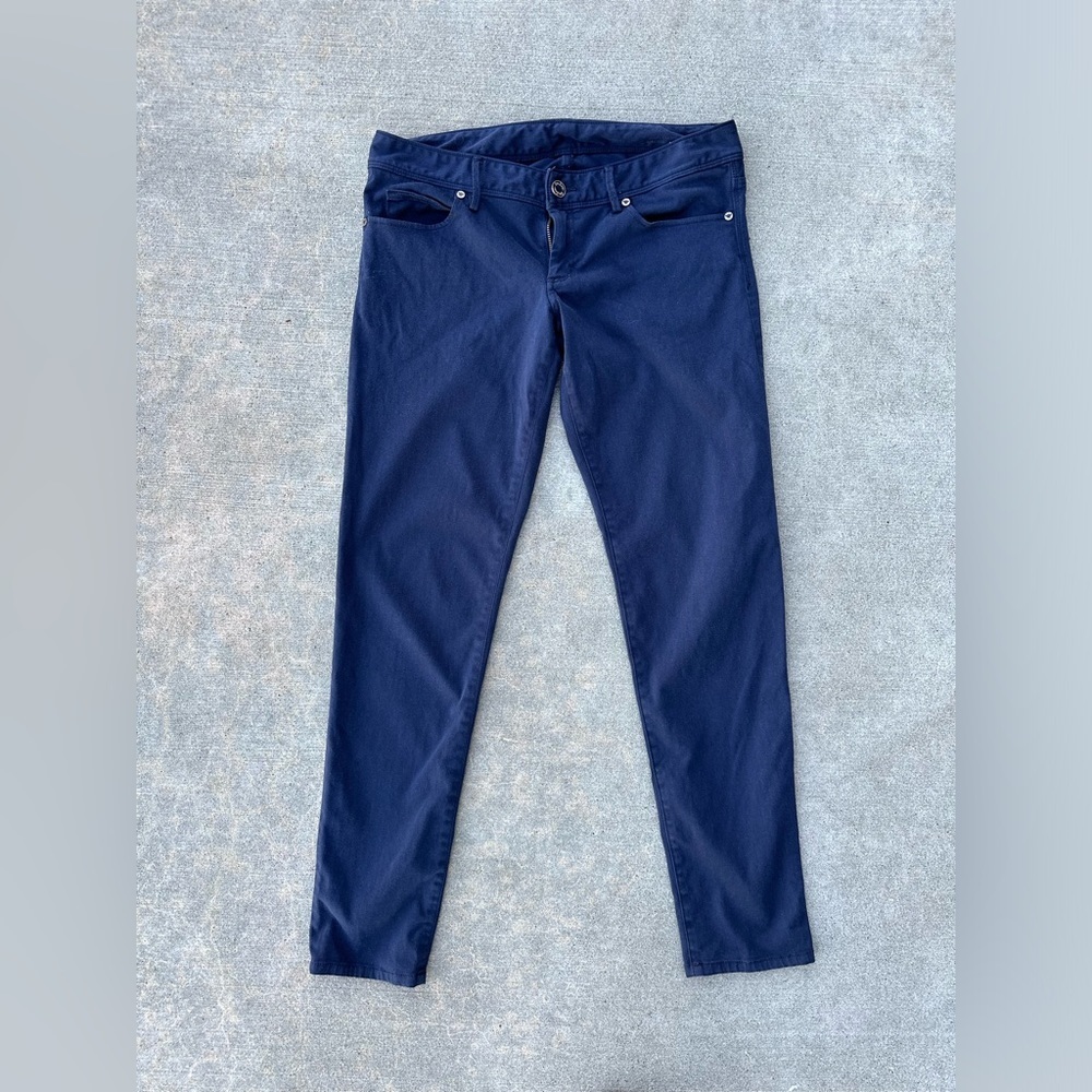Lilly Pulitzer Worth Skinny Midnight Navy Pants, Size 8 - Picture 8 of 11